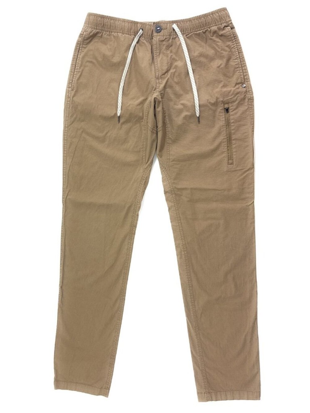 Vuori Pants Mens Ripstop Climber Jogger Size L Hiking Drawstring Stretch Khaki